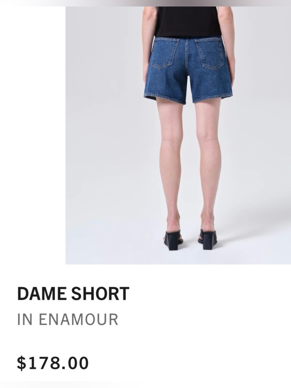 Agolde Dame Short High Rise Baggy Size 33 NWT - Picture 2 of 12